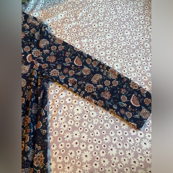 As U Wish Navy Floral Dress - Picture 3 of 5
